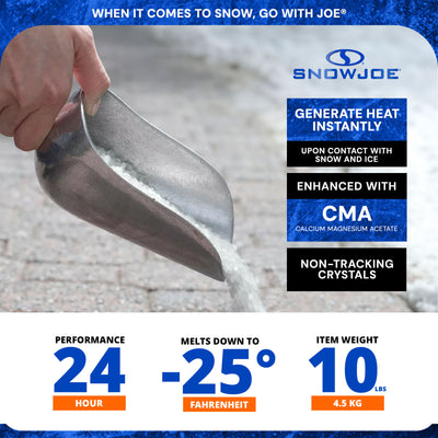 Snow Joe Melt-2-Go Calcium Chloride Crystal Ice Melter, 10 lb, AZ-10-CC-JUG - VMInnovations