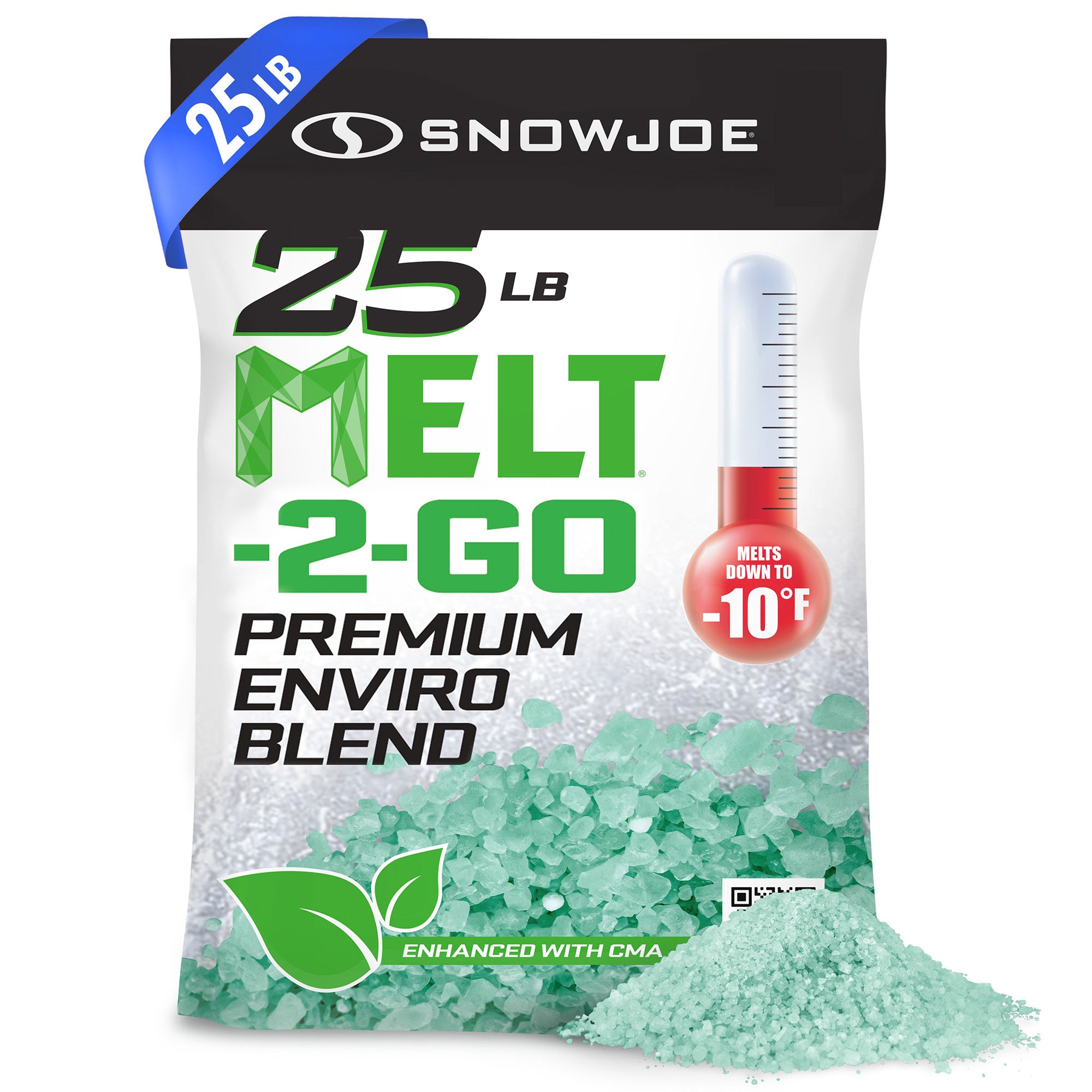 Snow Joe Shovelution Snow Shovel and 25 Pounds Ice Melt Pellets Snow Removal Set