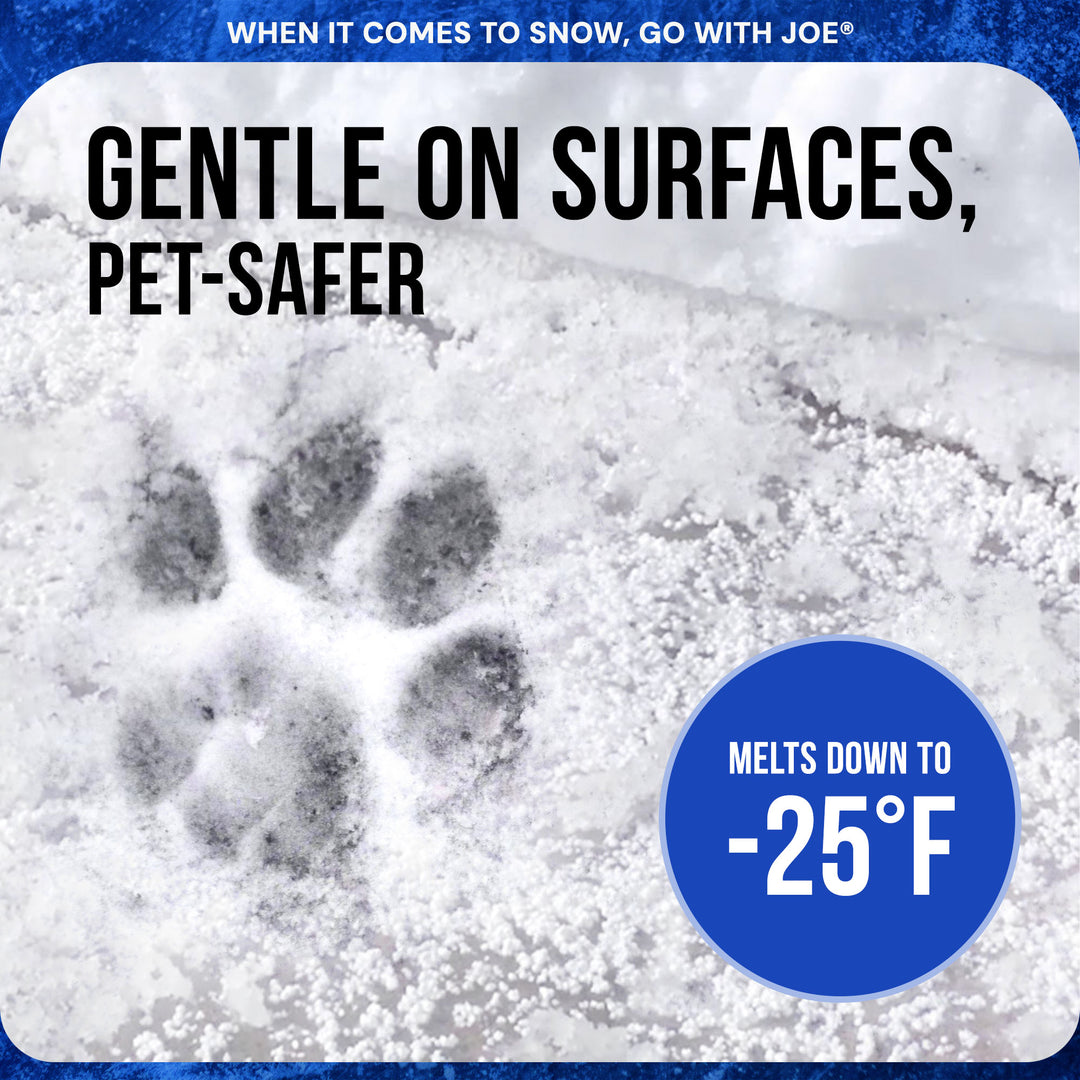 Snow Joe Melt 2 Go Crystal Snow & Ice Melt for Sidewalk, 50 lb, White, MELT50CC
