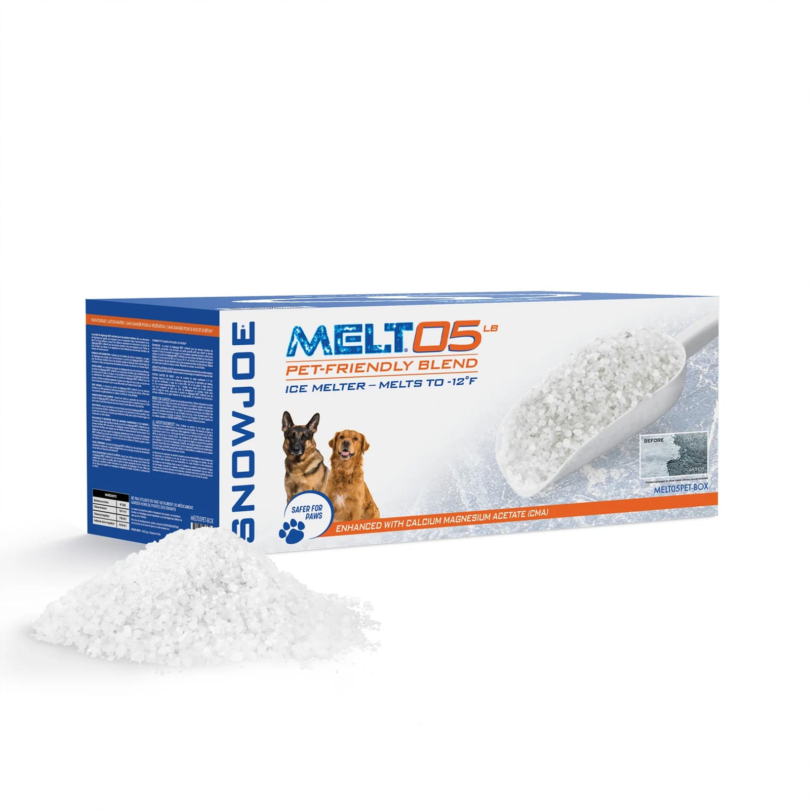 Snow Joe Pet-Friendly Deicer Ice Melt for Driveway & Sidewalk, 5 lb (Open Box) - VMInnovations