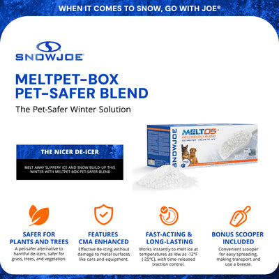 Snow Joe 4 Pack Pet-Friendly Deicer Premium Ice Melt, Driveway & Sidewalk, 5 lb - VMInnovations