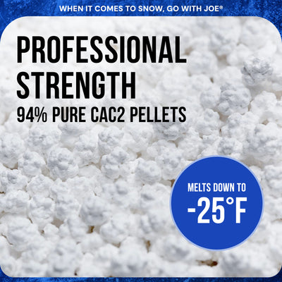 Snow Joe 4 Pack Melt Calcium Chloride Pellets Ice Melter Ice and Snow Melt, 8 Lb
