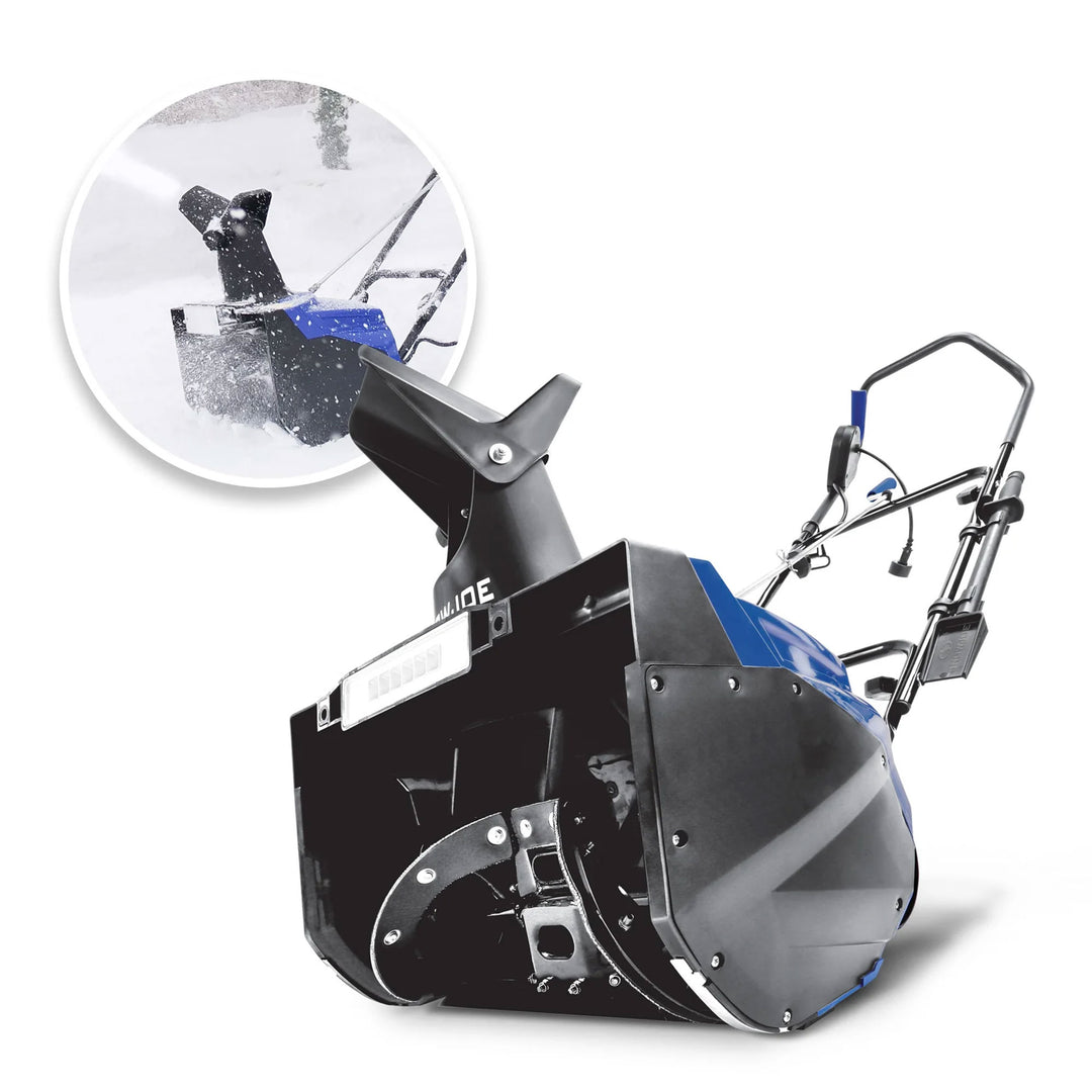 Snow Joe 18" Electric Single Stage Snow Blower, 15 Amp Motor w/Headlight (Used)