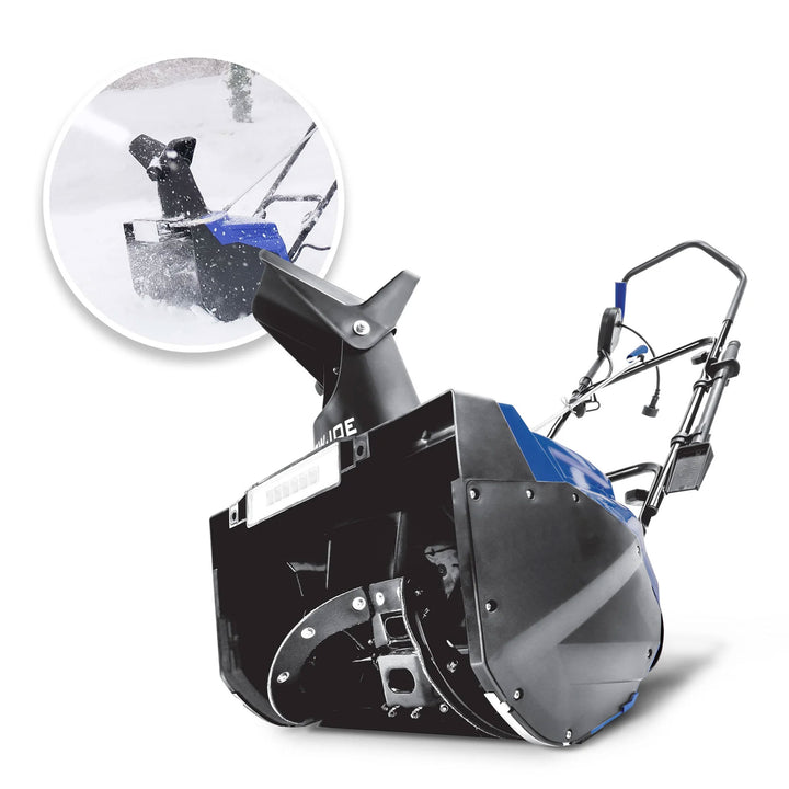 Snow Joe 18" Electric Single Stage Snow Blower, 15 Amp Motor w/Headlight (Used)