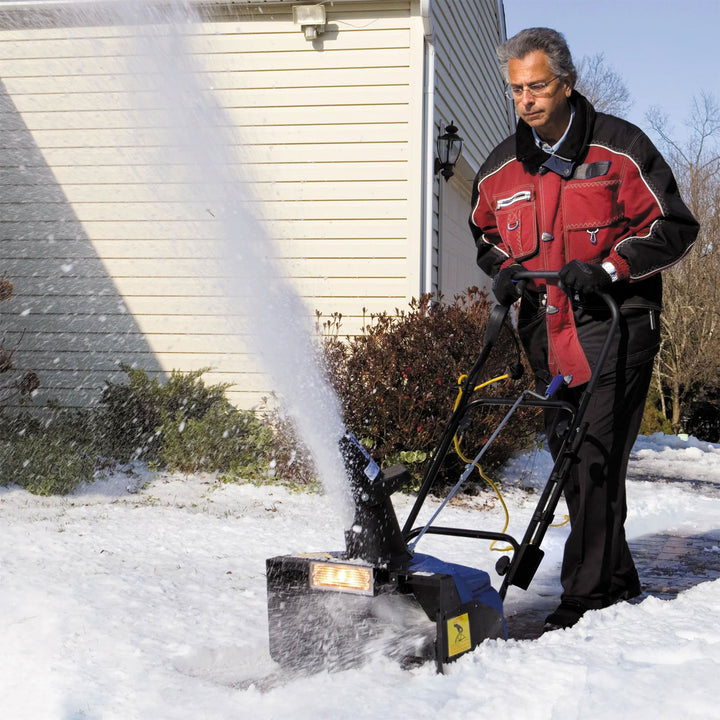 Snow Joe 18" Electric Single Stage Snow Blower, 15 Amp Motor w/Headlight (Used)