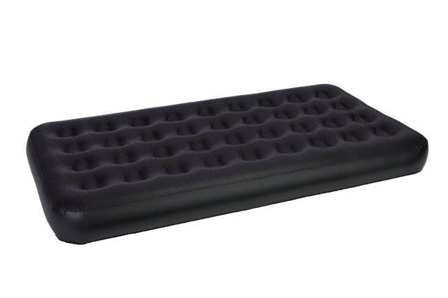 2) INTEX Twin Airbed Velvet Flocked Inflatable Bed Air Mattress & Built-In Pump