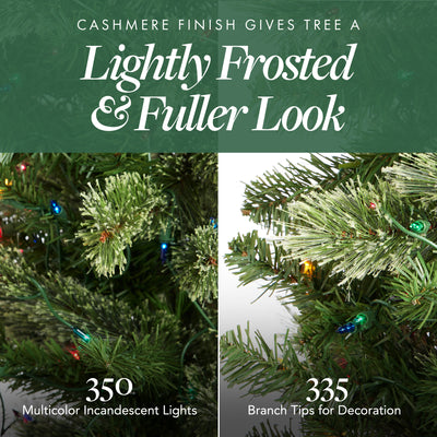 Home Heritage Rotating Tree Stand Base w/Stanley 7' Artificial Christmas Tree