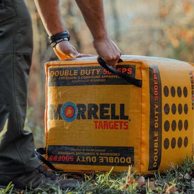 Morrell Targets 4-Sided Archery Target, Field Point Shooting Bag, Double Duty - VMInnovations