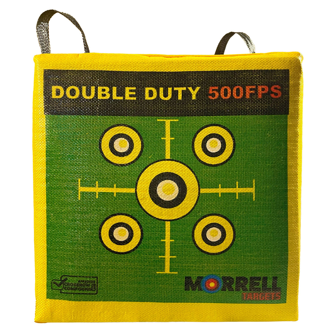 Morrell 4-Sided Archery Target, Field Point Shooting Bag, Double Duty (Open Box)