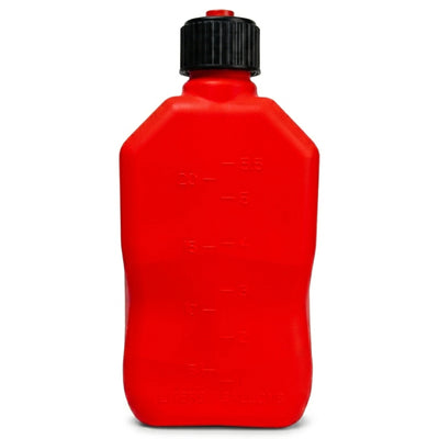 Bushman 4 Pack U-Jug Storage Jug, Portable Plastic Container, 5.5 Gal, Red