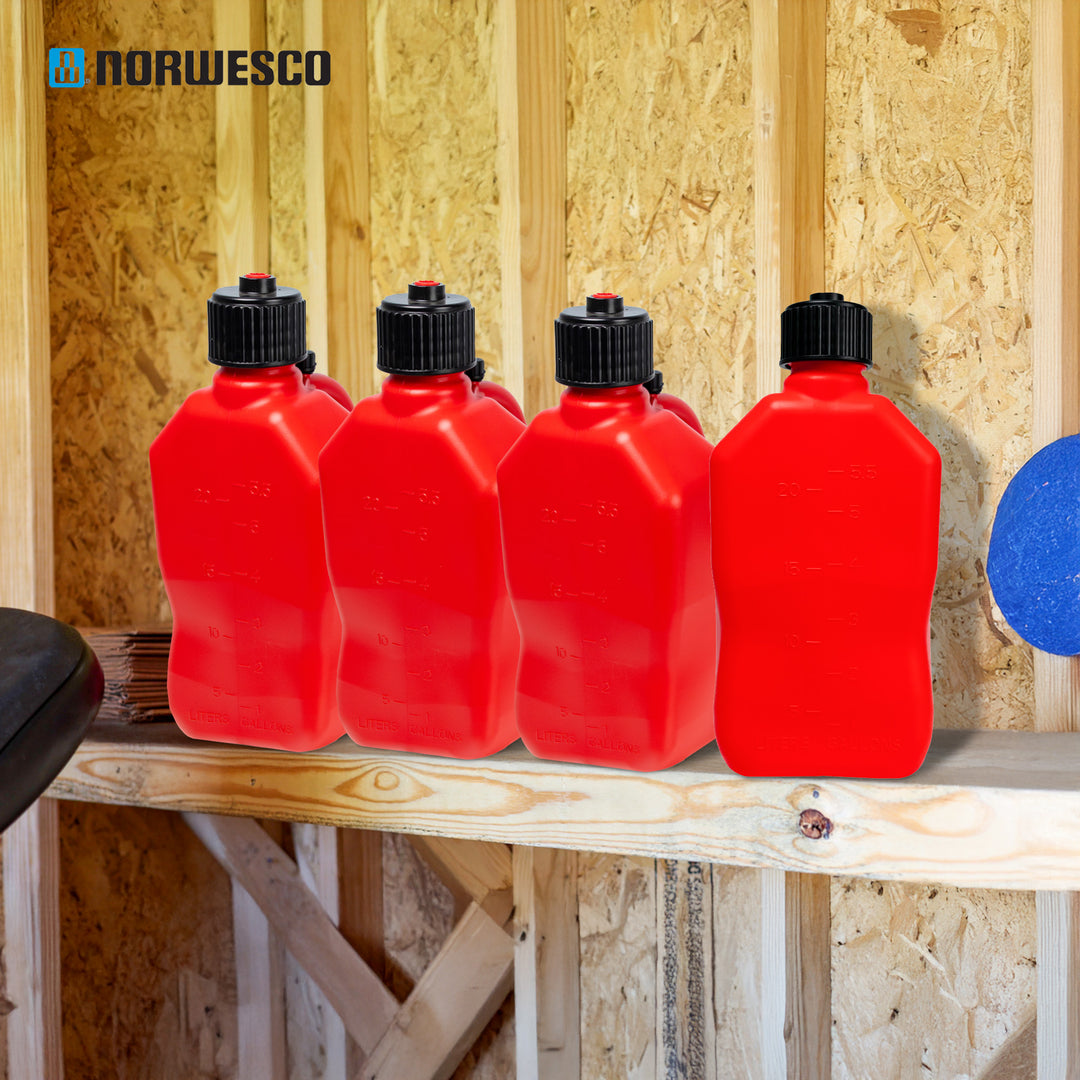 Bushman 4 Pack U-Jug Storage Jug, Portable Plastic Container (Open Box) - VMInnovations