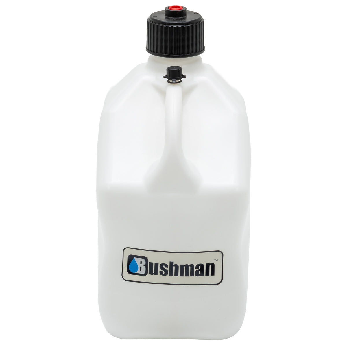 Bushman 4 Pack U-Jug Storage Jug, Portable Plastic Container, 5.5Gal, White