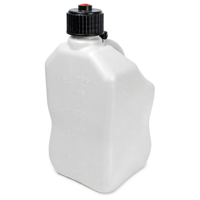 Bushman 4 Pack U-Jug Storage Jug, Portable Plastic Container, 5.5Gal, White