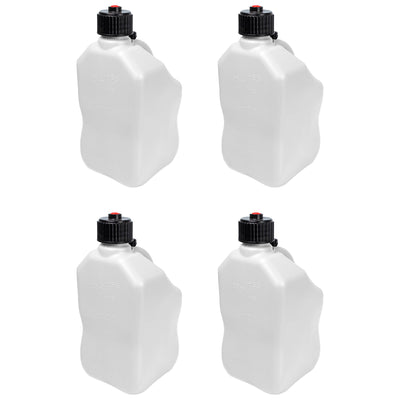 Bushman 4pk U-Jug Storage Jug, Portable Plastic Container, 5.5Gal (Open Box)