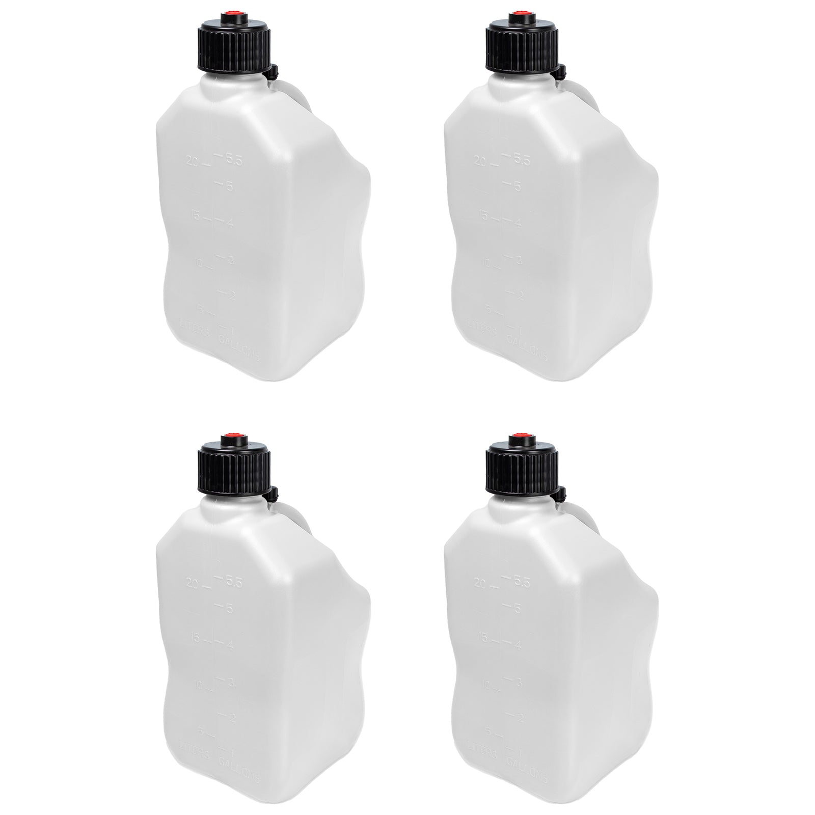 Bushman 4pk U-Jug Storage Jug, Portable Plastic Container, 5.5Gal (Open Box) - VMInnovations