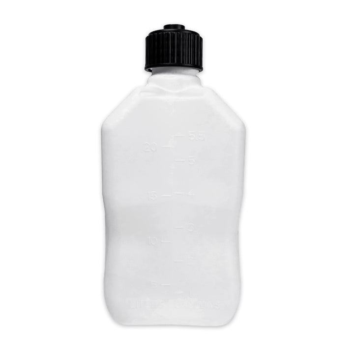Bushman 4 Pack U-Jug Storage Jug, Portable Plastic Container, 5.5Gal, White