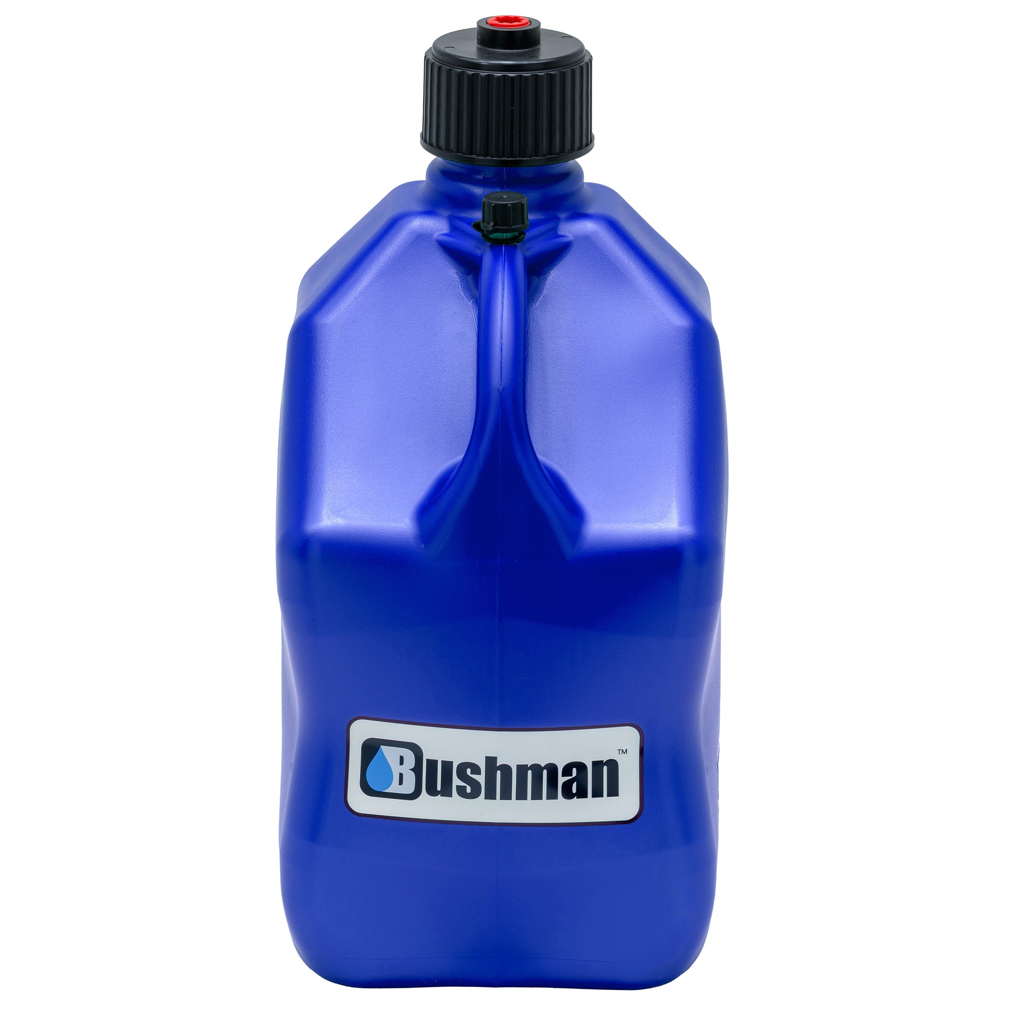 Bushman 4 Pack U-Jug Storage Jug, Portable Plastic Container, 5.5 Gal, Blue