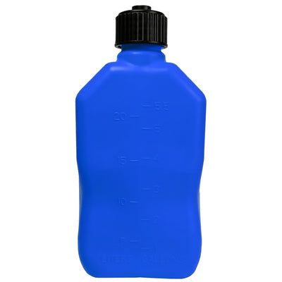 Bushman 4 Pack U-Jug Storage Jug, Portable Plastic Container, 5.5 Gal, Blue