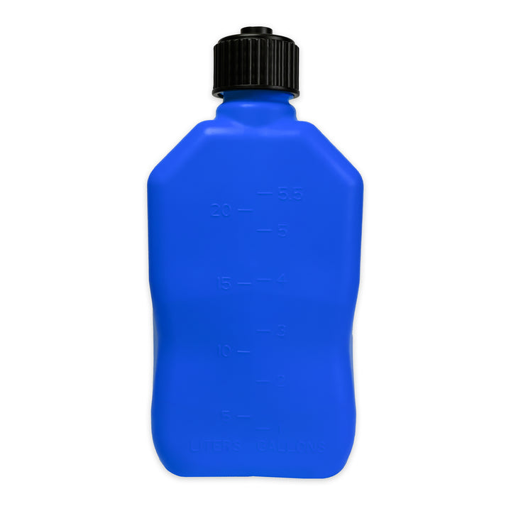 Bushman 4 Pack U-Jug Storage Jug, Portable Plastic Container, 5.5 Gal, Blue