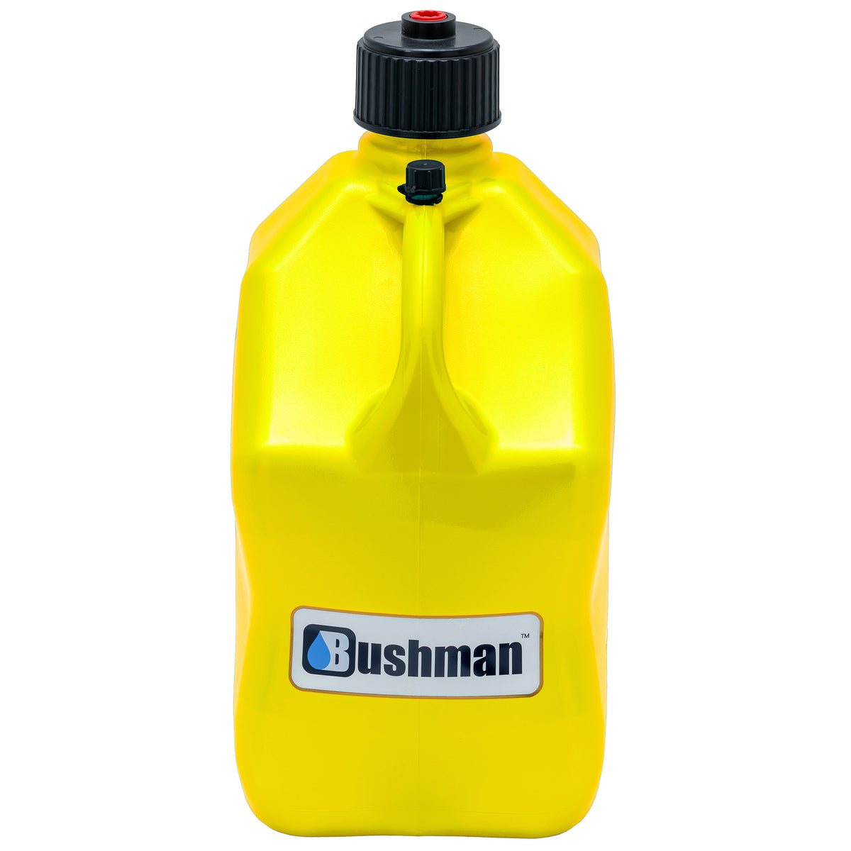 Bushman 4 Pack U-Jug Storage Jug, Portable Plastic Container, 5.5 Gal, Yellow
