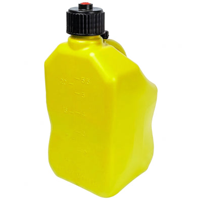 Bushman 4 Pack U-Jug Storage Jug, Portable Plastic Container, 5.5 Gal, Yellow