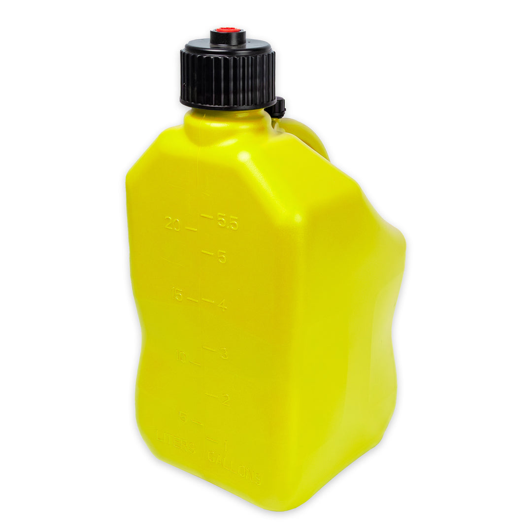 Bushman 4 Pack U-Jug Storage Jug, Portable Plastic Container, 5.5 Gal, Yellow