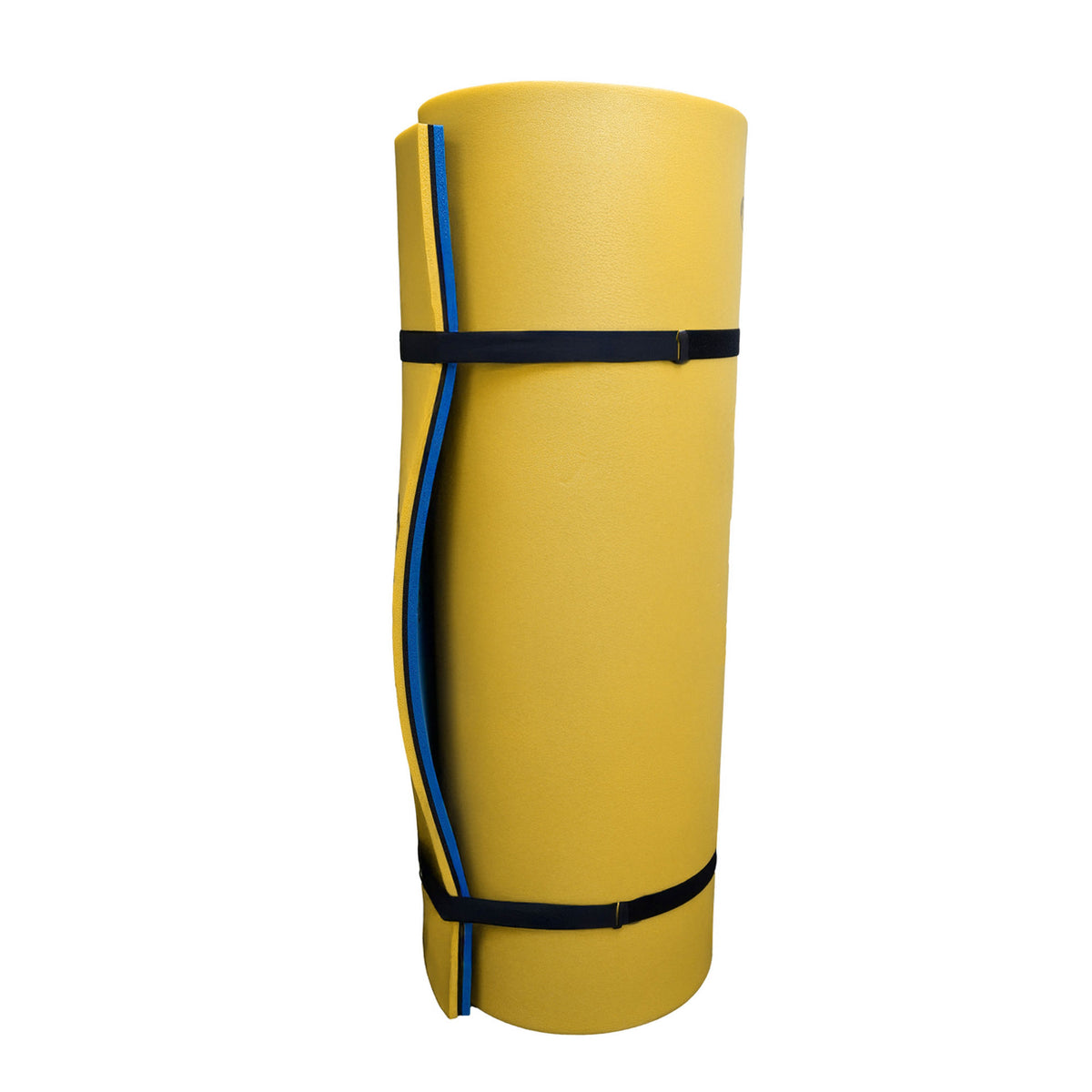 Aqua Lily Pad Floating Mat w/ Duracore, 6’ x 15’, Yellow/Blue (Open Box)