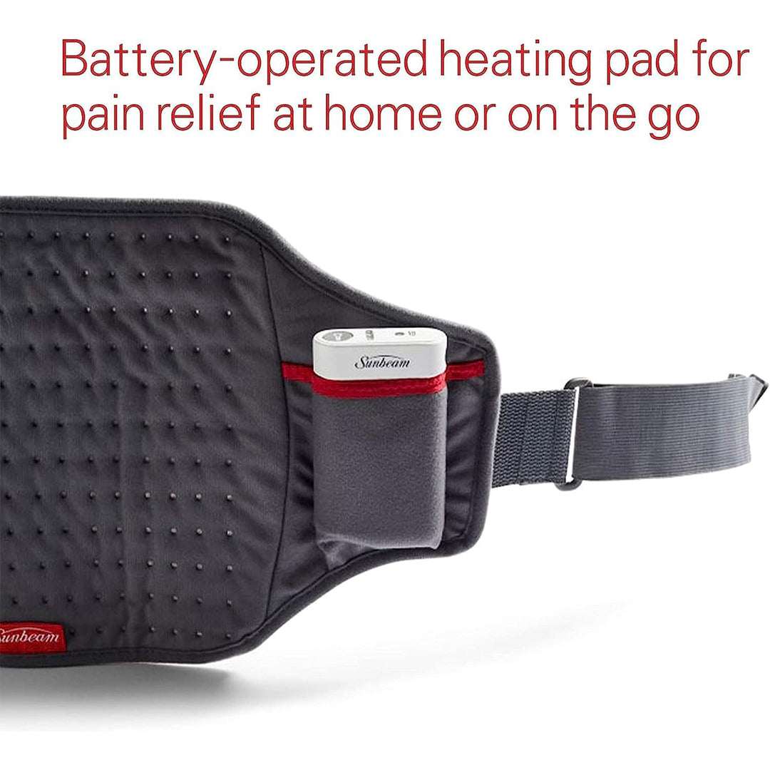 Sunbeam Cordless Heating Pad w/Rechargeable & Portable Design (Open Box)