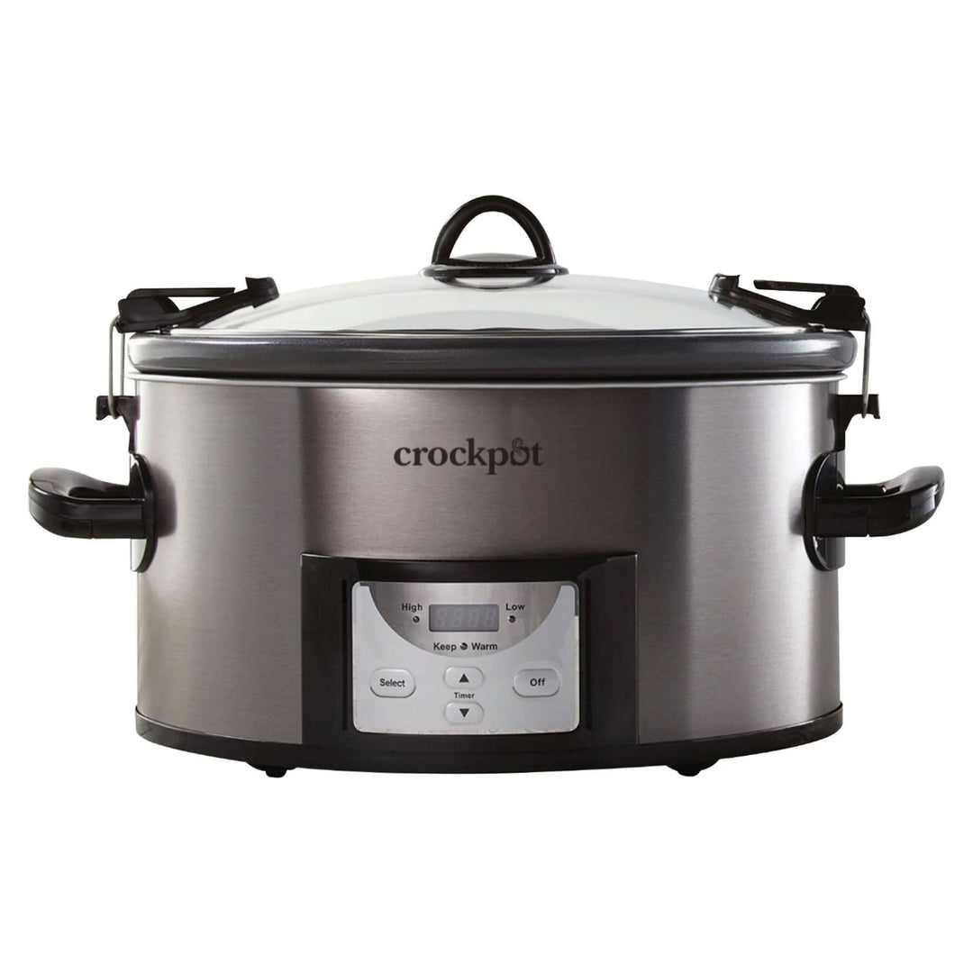 Crock Pot 7 Quart Nonstick Ceramic Coating Cook and Easy Programmable Design