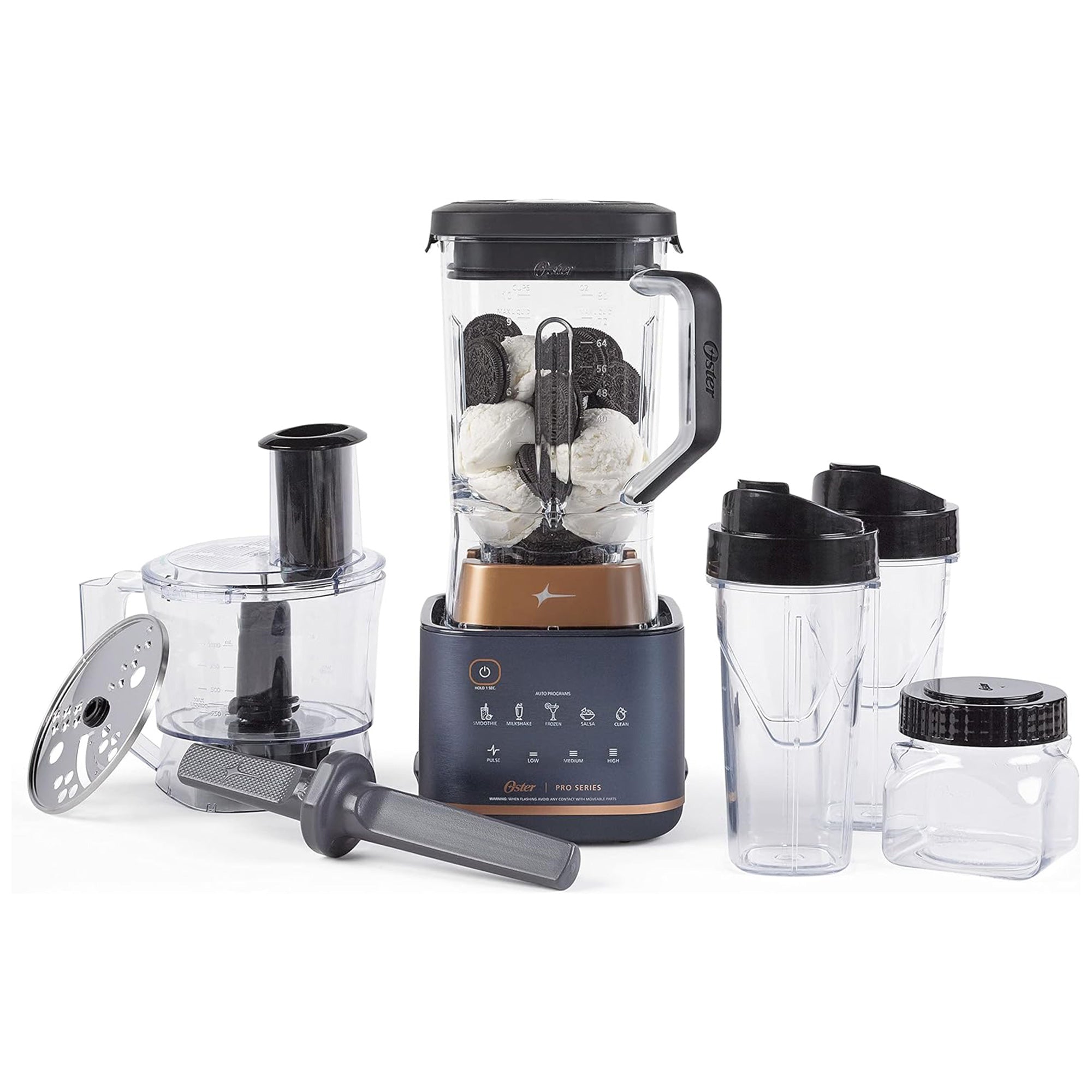 Oster Pro Series Kitchen System w/XL 9 Cup Tritan Jar for Kitchen, Blue (Used)