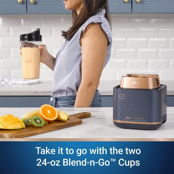 Oster Pro Series Kitchen System w/XL 9 Cup Tritan Jar for Kitchen Blue(Open Box)
