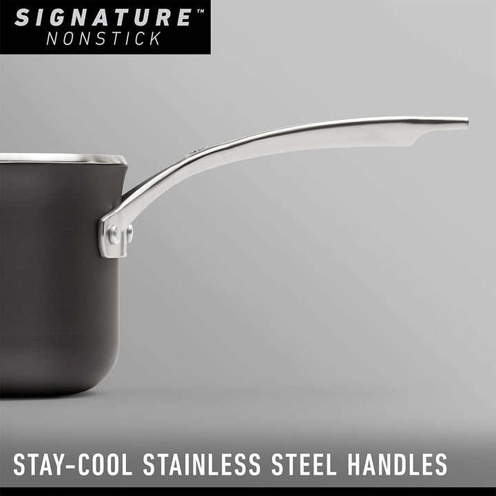 Calphalon Nonstick Frying Pan, Stay Cool Handles for Kitchen, Black (Open Box) - VMInnovations