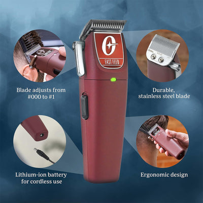 Oster Professional Cordless Hair Trimmer & Clipper, Beard Grooming Tool for Men