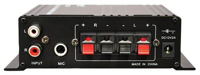 Pyle PCM20A Audio Power 60W HiFi Mini Amplifier Receiver with Adapter (2 Pack)