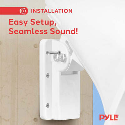 Pyle PHSP5 8" 65W 8-Ohm Indoor & Outdoor PA Horn Speaker 65 Watts, White