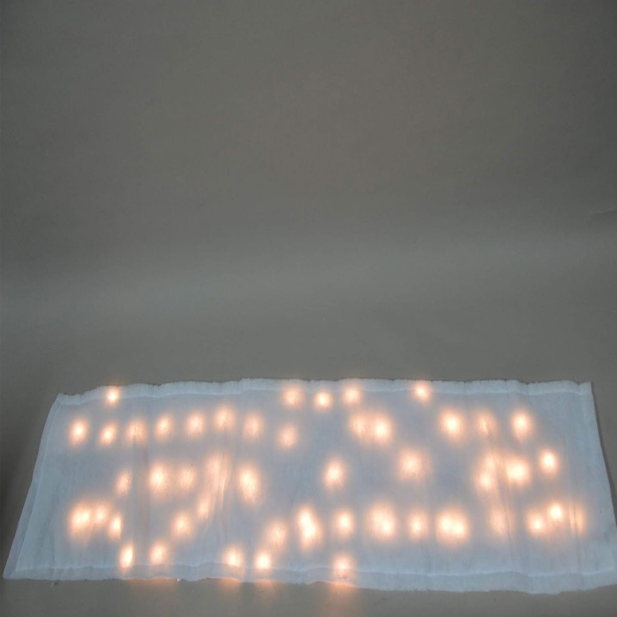 ProductWorks 2 Pack Pre-Lit Snow Cover Blanket Holiday Decoration, 60" x 15" - VMInnovations