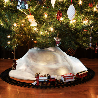ProductWorks 3 Pack Pre-Lit Snow Cover Blanket Holiday Decoration, 60" x 15" - VMInnovations
