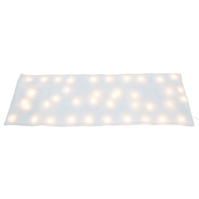 ProductWorks 4 Pack Pre-Lit Snow Cover Blanket Holiday Decoration, 60" x 15" - VMInnovations
