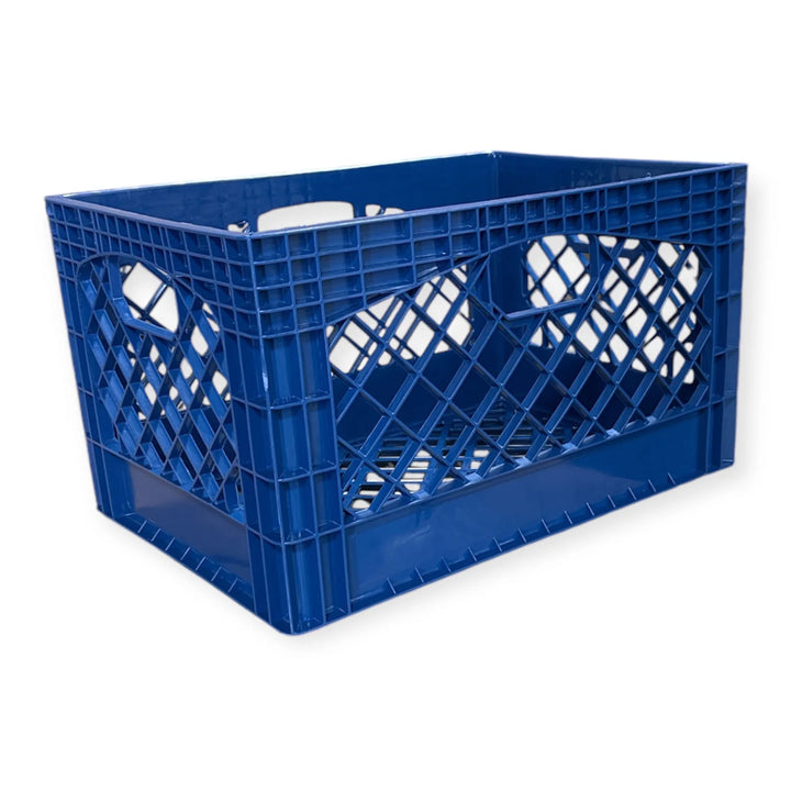 Juggernaut Storage 3-Pack Crate for Office Storage & Classroom Organization,Blue