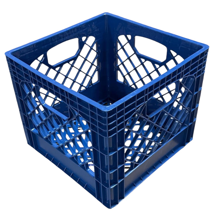 Juggernaut Storage 2-Pack Crate for Office Storage & Classroom Organization,Blue