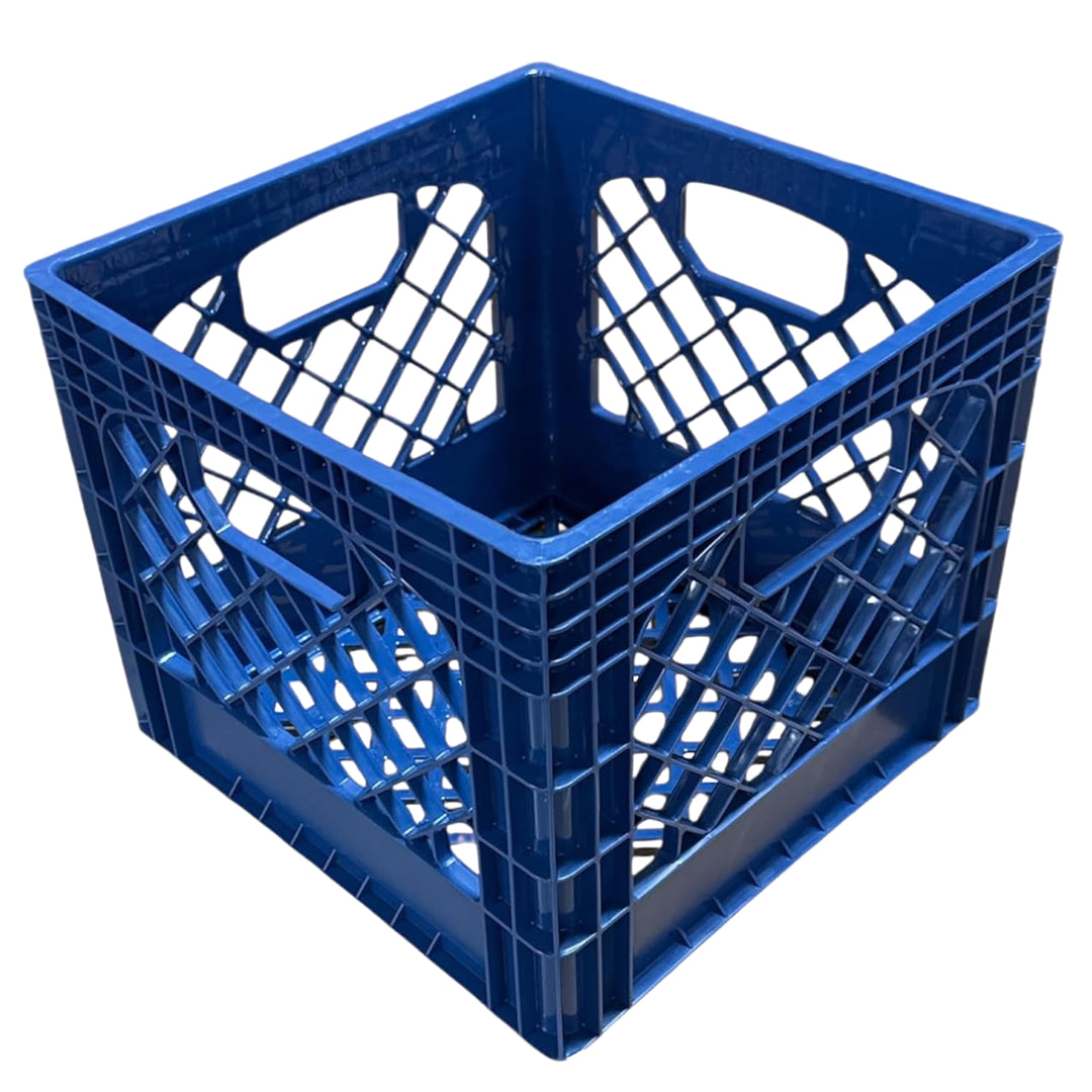 Juggernaut Storage 2-Pack Crate for Office Storage & Classroom Organization,Blue