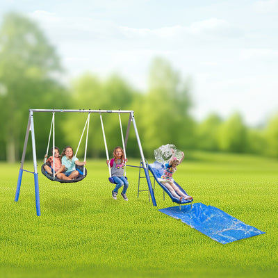 XDP Recreation Playtime w/ Water Slide, Super Disc Swing & Swing Seat (Open Box) - VMInnovations