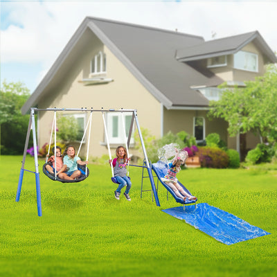 XDP Recreation Playtime w/ Water Slide, Super Disc Swing & Swing Seat (Open Box) - VMInnovations