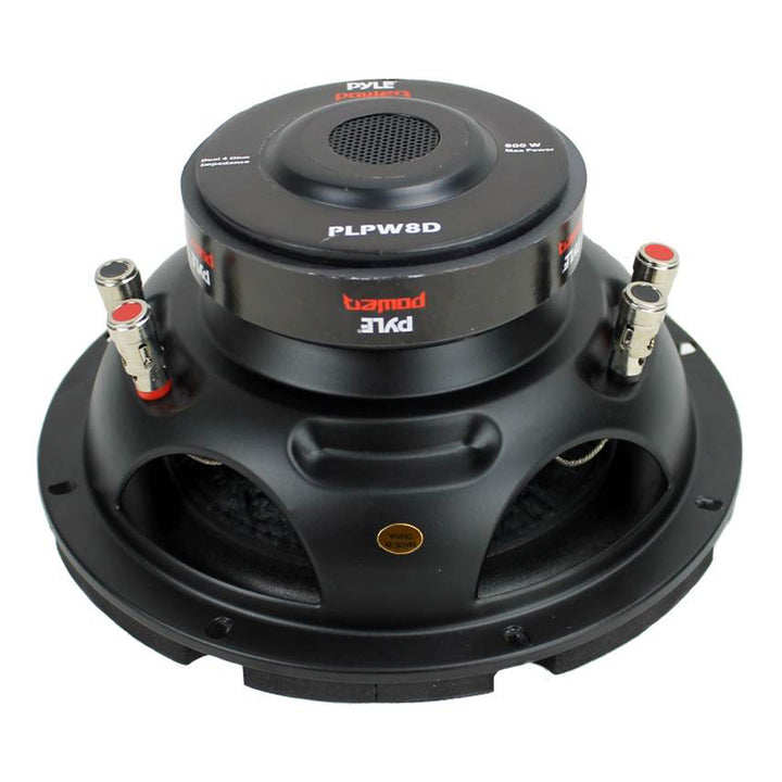 Pyle PLPW8D 8" 800W Car Audio Subwoofer Sub Power Woofer DVC 4 Ohm Black (Used)