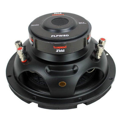 Pyle 8" 800W Car Audio Subwoofer Sub Power Woofer DVC 4 Ohm Black (For Parts)