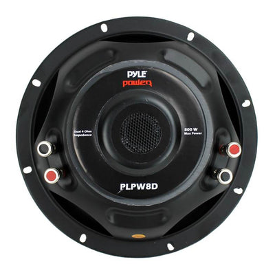 Pyle 8" 800W Car Audio Subwoofer Sub Power Woofer DVC 4 Ohm Black (Open Box)