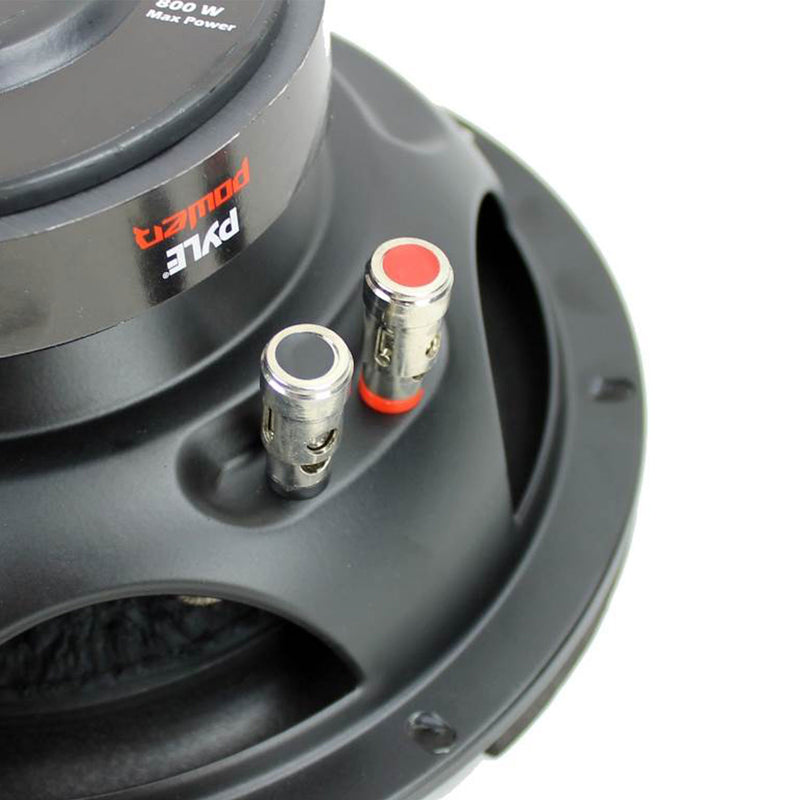 Pyle PLPW8D 8" 800W Peak Car Audio Subwoofer Sub Power Woofer DVC 4 Ohm, Black