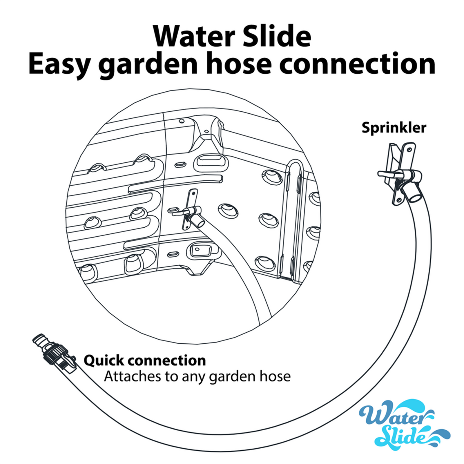 XDP Recreation Swingin' Free Playground Set with Water Slide, Super Disc Swing - VMInnovations