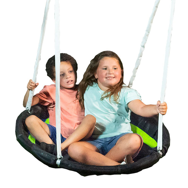 XDP Recreation Swingin' Free Playground Set with Water Slide, Super Disc Swing