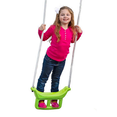 XDP Recreation Swingin' Free Playground Set with Water Slide, Super Disc Swing - VMInnovations